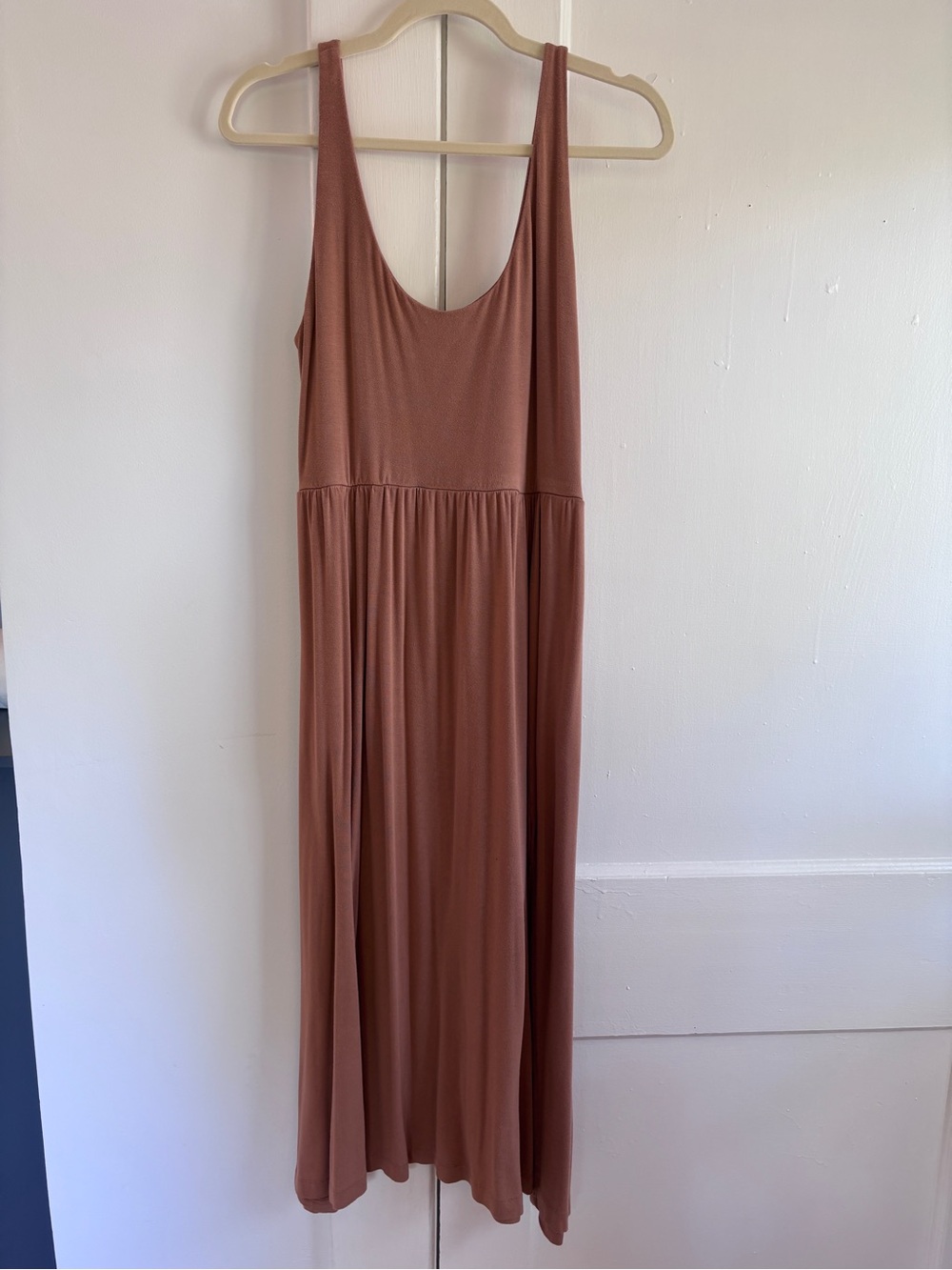 a new day Sleeveless Mauve-Brown Maxi Dress - Scoop Neck